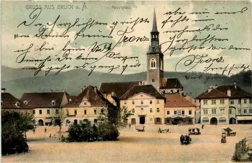 Steiermark/div. Orte und Umgebung - Bruck a.d. M. , Hauptplatz -323246