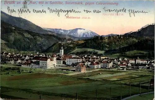 Steiermark/div. Orte und Umgebung - Bruck a.d. M. , gegen Calvarienberg -323326