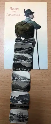 Gruß aus Pontresina - Mechanische Karte -S95