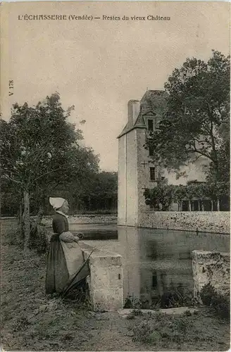 L Echasserie - Restes du vieux Chateau -411064