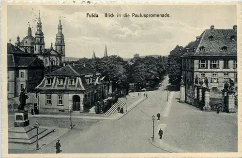 Fulda - Blick in die Pauluspromenade -410118