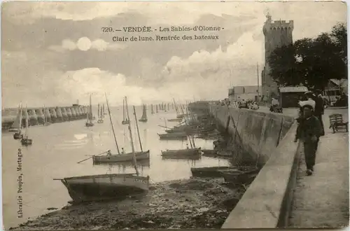 Sables D Olonne - Clair de lune -411284