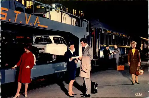 Chemin de fer Francais - Train Autos Couchettes -410442
