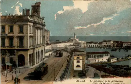 Alger - Le Boulevard de la Republique -285800
