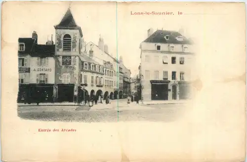 Lons le Saunier - Entree des Arcades - Jura - 39 -411542