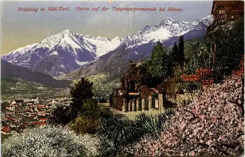 Meran - Partie auf der Tappeinerpromenade -411634