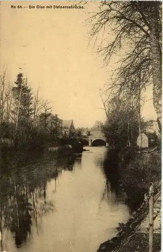 Hirson Oise mit Steinerbrücke - Aisne - 02 -411914