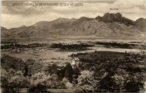 Oberbayern/div.Orte und Umgebung - Brannenburg und Deggendorf gegen Heuberg -338168