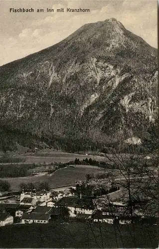 Oberbayern/ div. Orte und Umgebung - Fischbach am Inn mit Kranzhorn -338340