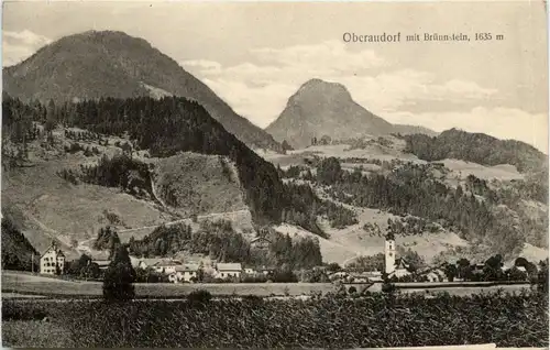 Oberbayern, div. Orte und Umgebung - Oberaudorf mit Brünnstein -338460