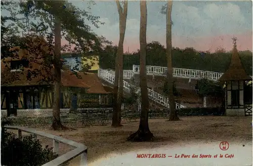 Montargis - Le Parc des Sports et le Cafe - Loiret - 45 -411498