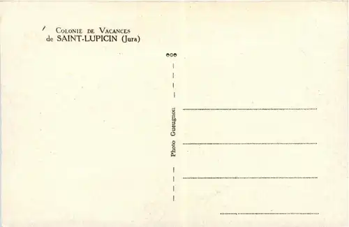 Saint Lupicin - Colonie de Vacances - Jura - 39 -411544