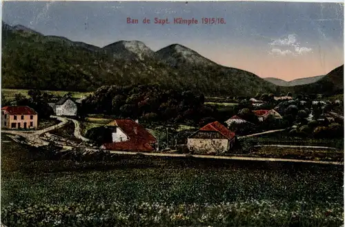 Ban de Sept - Kämpfe 1915/16 Feldpost - Vosges - 88 -411658