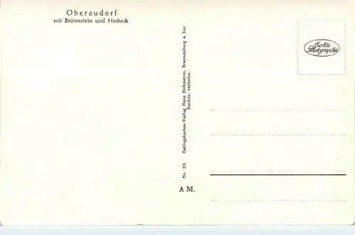 Oberbayern, div. Orte und Umgebung - Oberaudorf, mit Brünnstein -338538