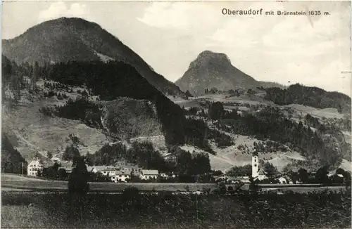 Oberbayern und Oberpfalz/ div. Orte und Umgebung - Oberaudorf mit Brünnstein -338394