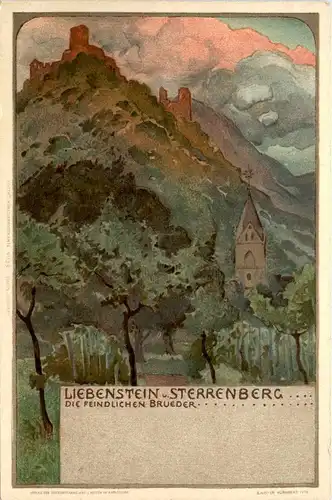 Liebenstein und Sterrenberg - Litho -286938