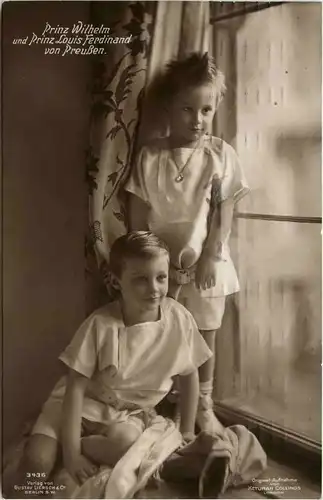 Prinz Wilhelm und Prinz Louis Ferdinand von Preussen -411802