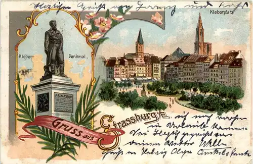 Gruss aus Strassburg - Litho -287020