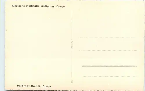 Davos - Deutsche Heilstätte Wolfgang -412042