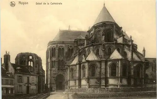Noyon - Detail de la Cathedrale - Oise - 60 -411964
