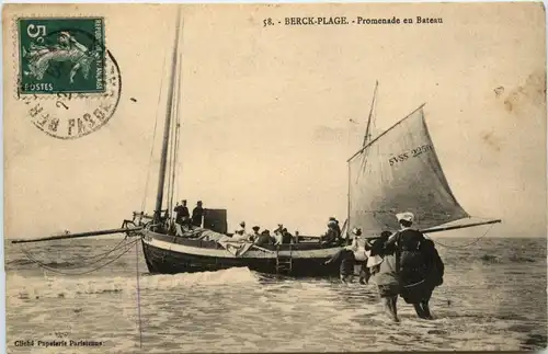 Berck Plage - Promenade en Bateau - Pas de Calais - 62 -411494