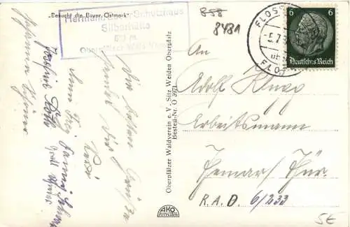 Bayern/Oberpfalz, div.Orte und Umgebung - Hermann Esser Schutzhaus Silberhütte -338922