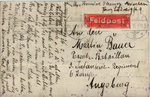 Soldat mit Sanitäterinnen Feldpost -287324