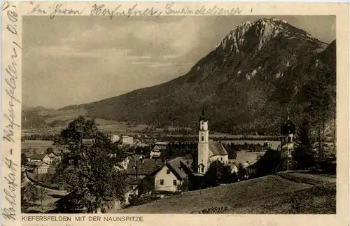 Oberbayern/div.Orte und Umgebung - Kiefersfelden mit der Naunspitze -338216