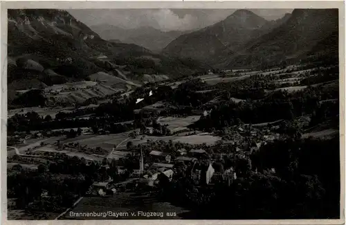 Oberbayern/div.Orte und Umgebung - Brannenburg, vom Flugzeug aus -338182