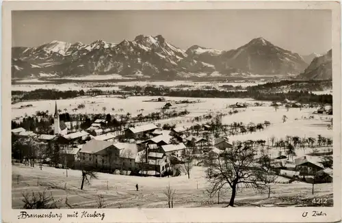 Oberbayern/div.Orte und Umgebung - Brannenburg mit Heuberg -338202