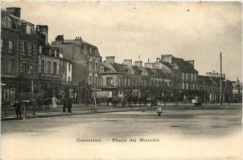 Carentan - Place du Marche -410988