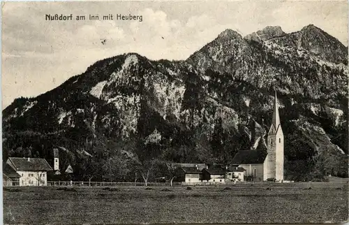 Oberbayern/ div. Orte und Umgebung - Nussdorf am Inn mit Heuberg -338358