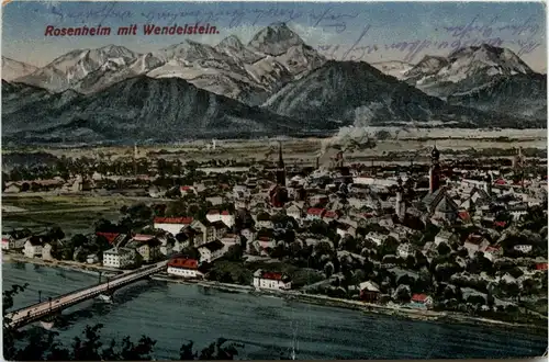 Oberbayern/ div. Orte und Umgebung - Rosenheim, mit Wendelstein -338262