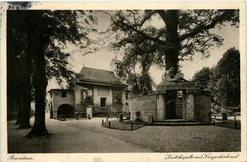 Bayern/Rosenheim - Lorettokapelle mit Kriegerdenkmal -339168