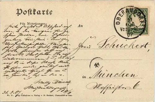 Oberbayern und Oberpfalz, div. Orte und Umgebung - Oberaudorf mit Kaisergebirge -338458