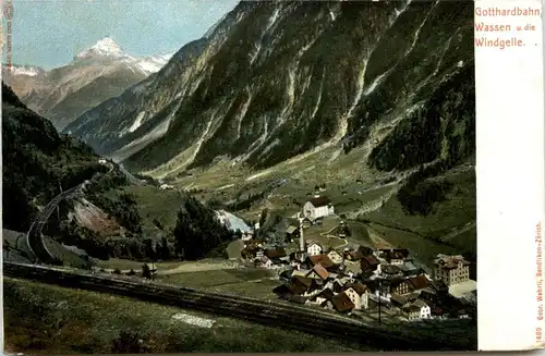 Wassen - Gotthardbahn -411992