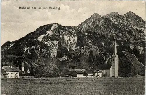 Oberbayern/ div. Orte und Umgebung - Nussdorf am Inn mit Heuberg -338356