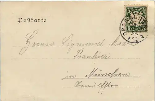 Oberbayern, div. Orte und Umgebung - Oberaudorf mit dem Kaisergebirge -338462