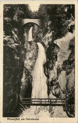 Oberbayern, div. Orte und Umgebung - Wasserfall am Tatzelwurm -338502