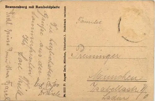 Oberbayern/div.Orte und Umgebung - Brannenburg mit Ramboldplatte -338170