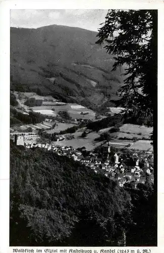 Schwarzwald, Freiburg i.B. und div.Orte mit Umgebung - Waldkirch im Elztal mit kastelburg und Kandel -338720