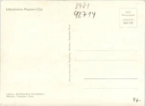 Bayern/Oberpfalz/div.Orte und Umgebung - Pleystein, Luftaufnahme -338854