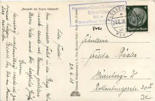 Bayern/Oberpfalz, div.Orte und Umgebung - Hermann Esser Schutzhaus Silberhütte -338910