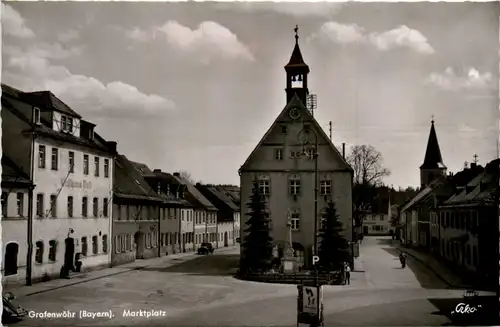 Bayern/Oberpfalz/div.Orte und Umgebung - Grafenwöhr, Marktplatz -338876