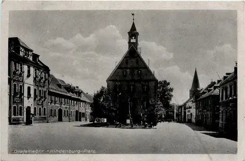 Bayern/Oberpfalz/div.Orte und Umgebung - Grafenwöhr, Hindenburgplatz -338896