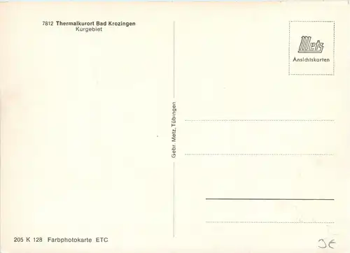 Schwarzwald, Freiburg i.B. und div.Orte mit Umgebung - Bad Krozingen - Thermalkurort, -338812