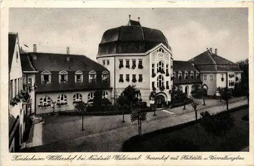 Kinderheim Wöllershof bei Neustadt a. Waldnaab, Innenhof Heilstätte -339802