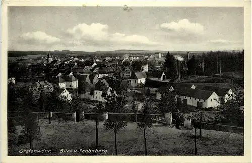 Bayern/Oberpfalz/div.Orte und Umgebung - Grafenwöhr, Blick v.Schönberg -338936