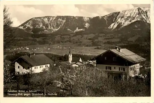 Obb/Bayern/Wendelstein/ div.Orte und Umgebung - Törwang-Blick gegen Grainbach und hochries -339252