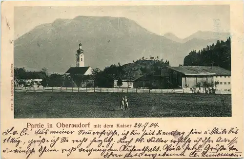 Obb/Bayern/Opf./ div.Orte und Umgebung - Partie in Oberaudorf mit dem Kaiser -339394